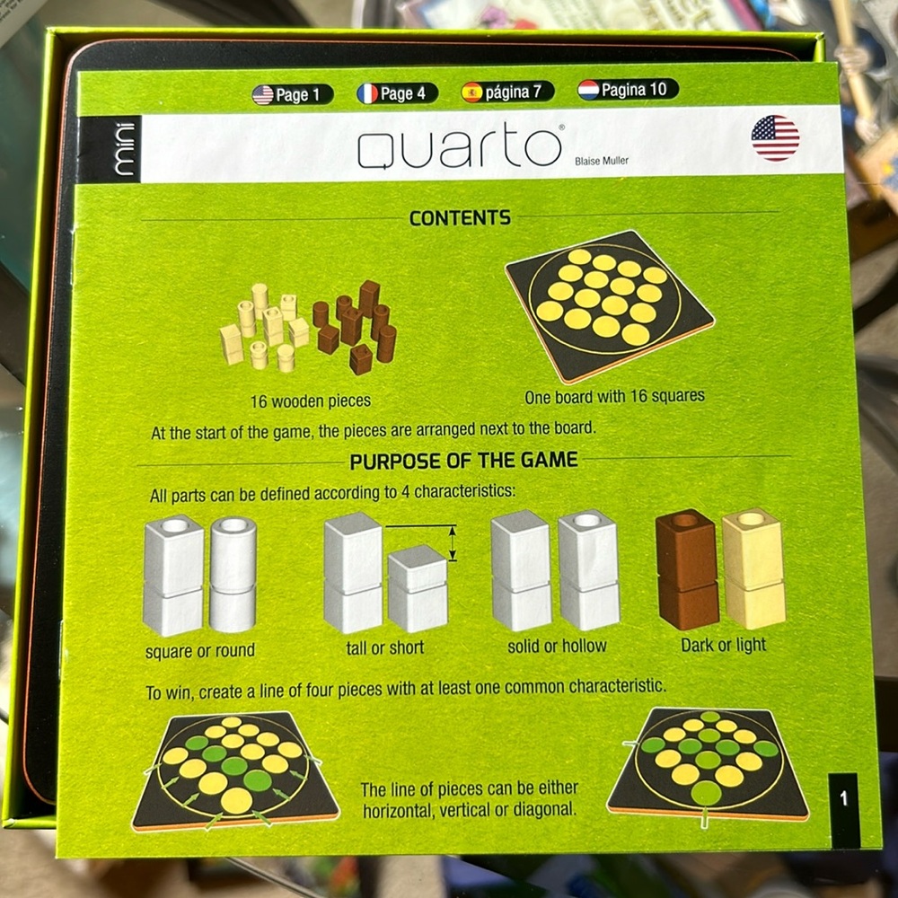 Quarto game new never used